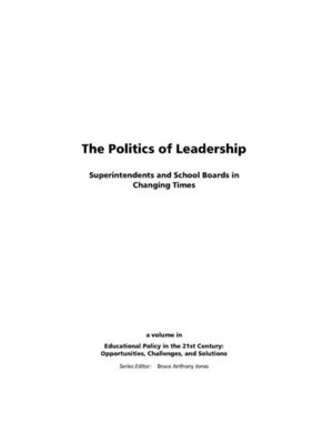 cover image of The Politics of Leadership